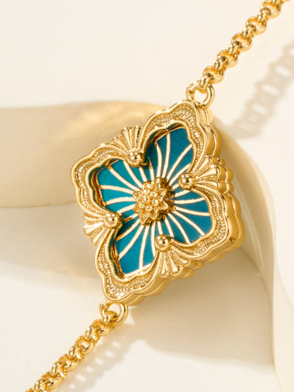[Marin-Jewelry]B.C.L ENAMELED One-Flower Bracelet£¨Various Colors)