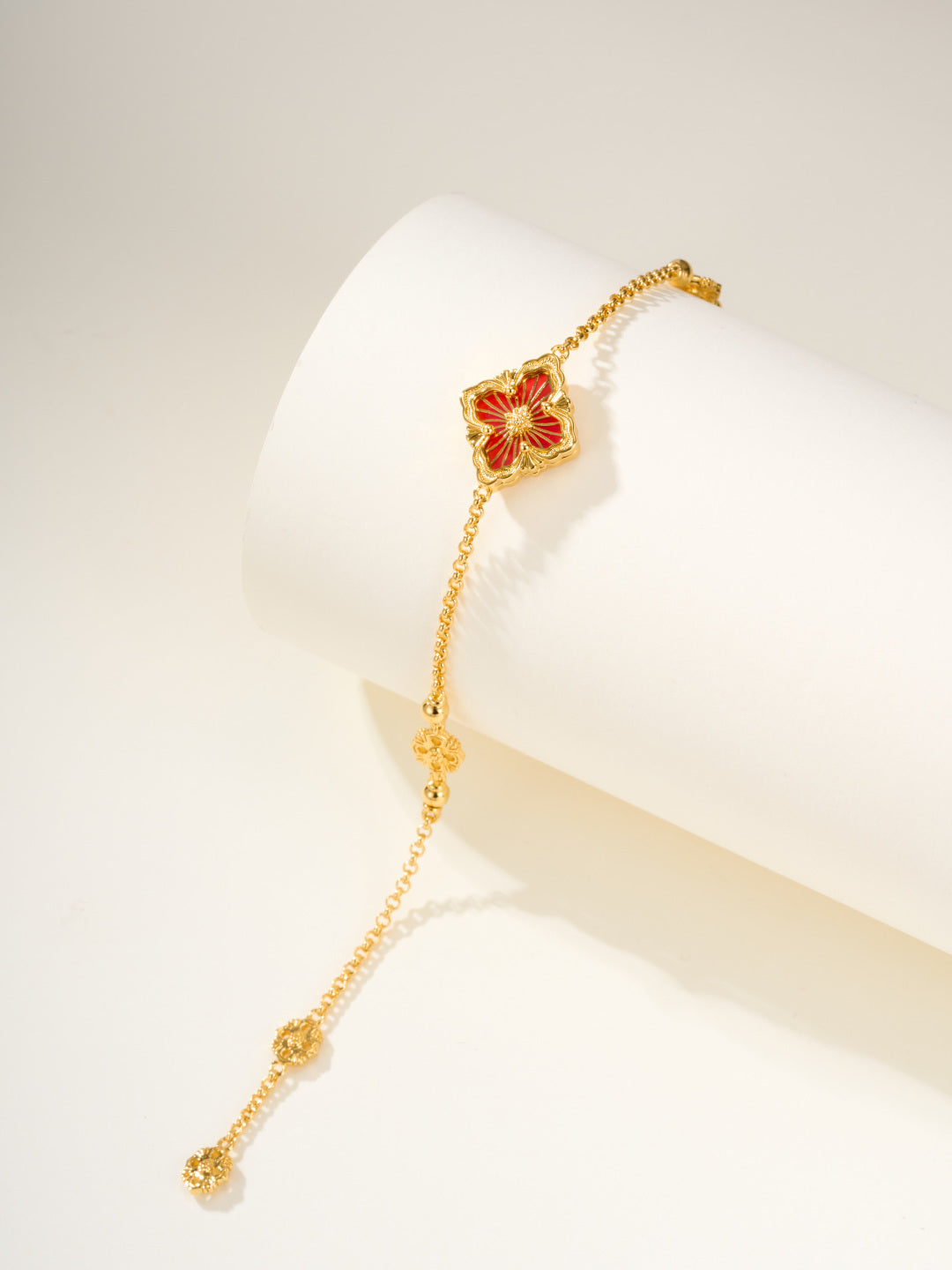 [Marin-Jewelry]B.C.L ENAMELED One-Flower Bracelet£¨Various Colors)
