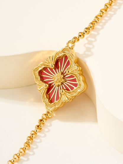[Marin]B.C.L ENAMELED One-Flower Bracelet（Various Colors)