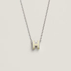 [Marin]HM CLIC YELLOW ENAMEL GOLD NECKLACE
