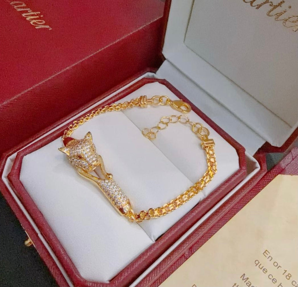 [Marin Jewelry] PANTHÈRE BRACELET DIAMANTS