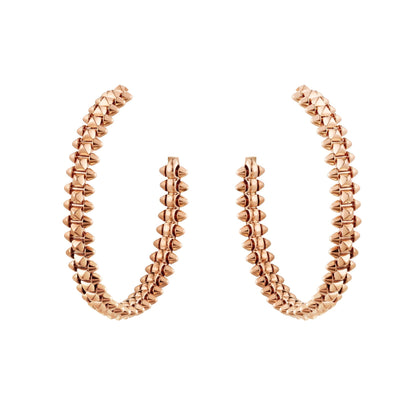 [Marin-Jewelry]CLASH LARGE HOOP EARRINGS