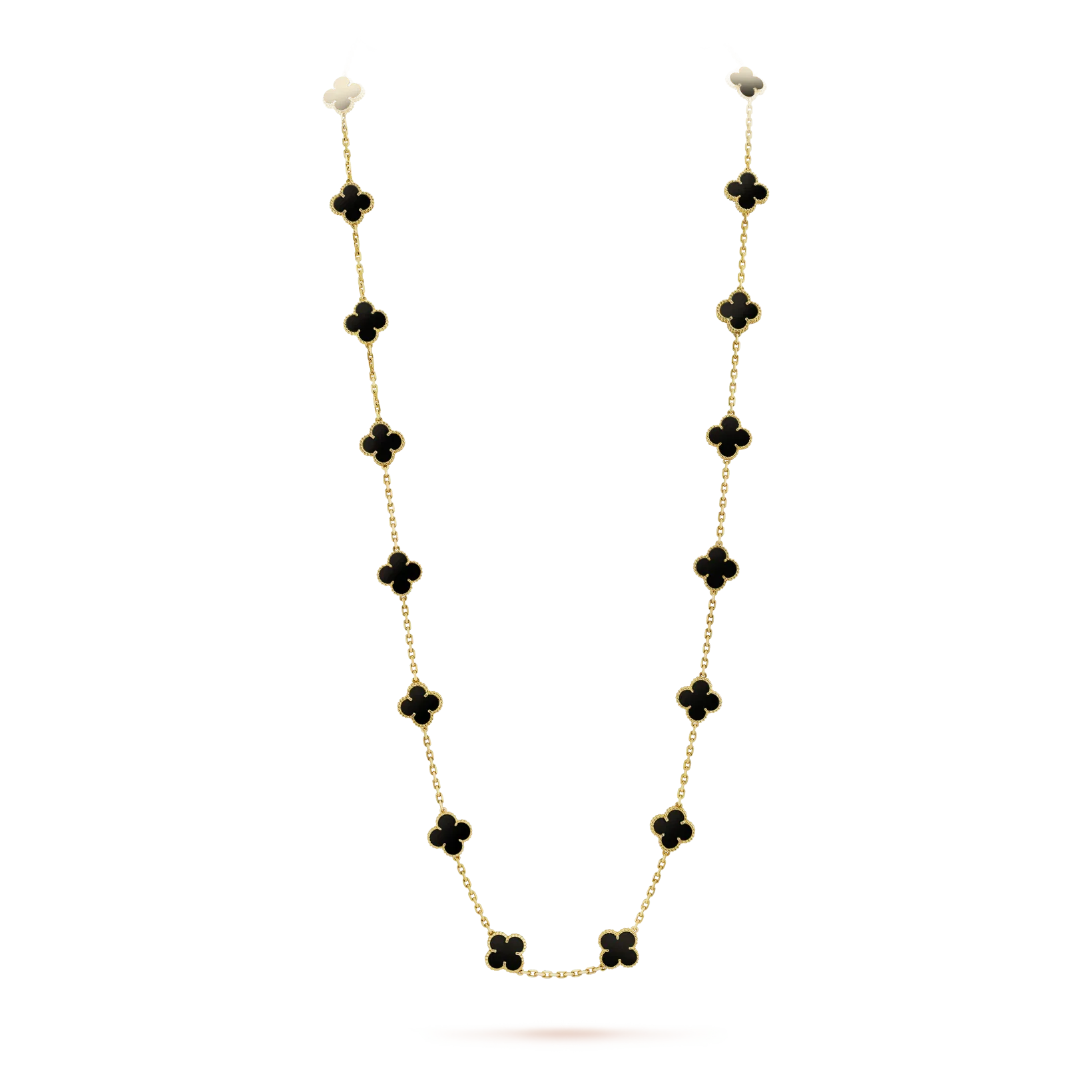 [Marin]CLOVER 20 MOTIFS ONYX COLLIER