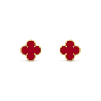 [Marin]CLOVER MEDIUM 1 MOTIFS CARNELIAN BOUCLES D'OREILLES