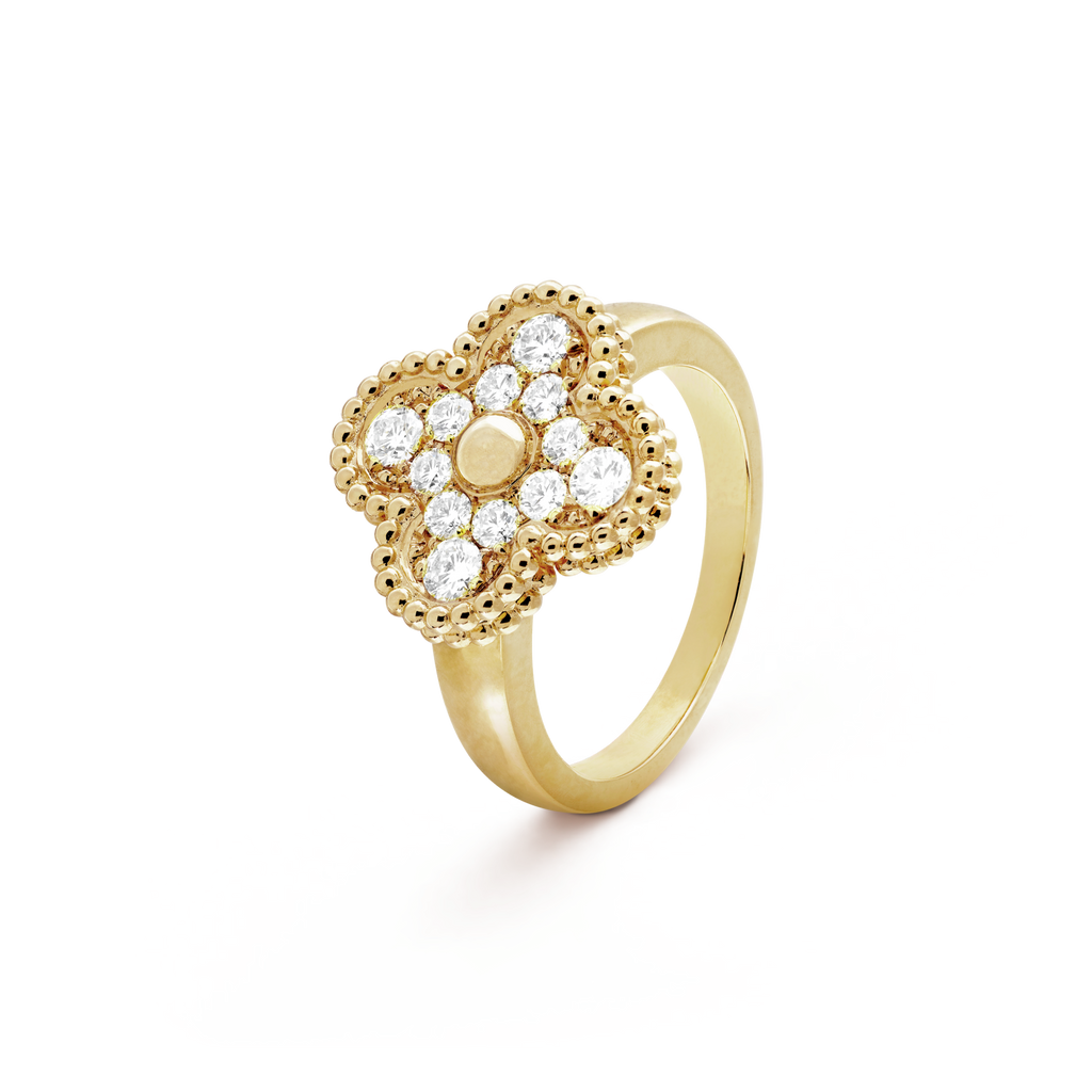 [Marin]CLOVER DIAMOND RING
