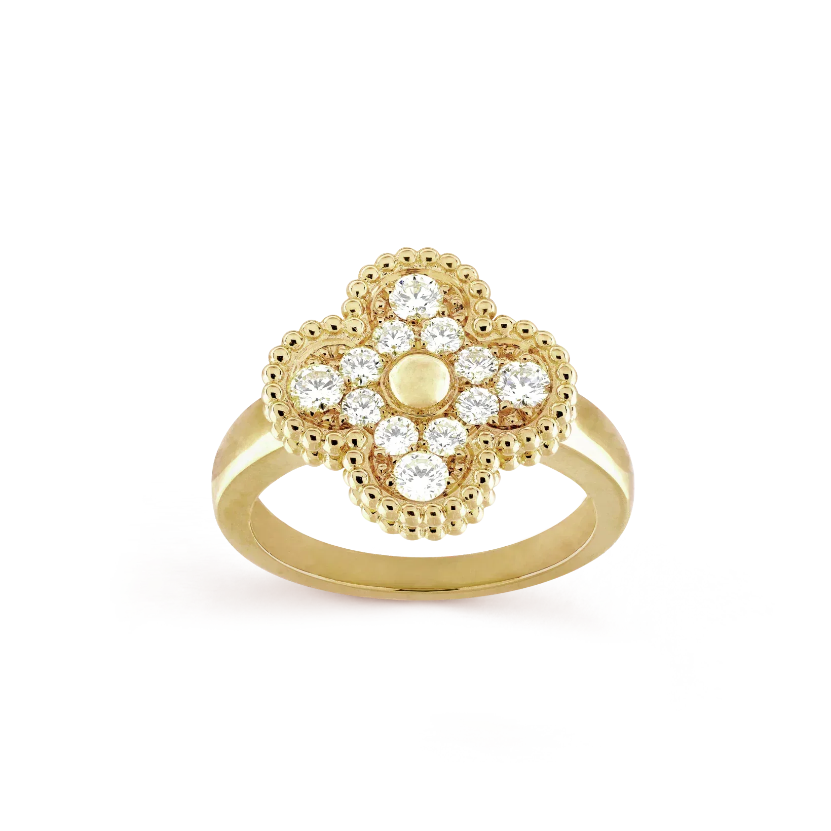 [Marin]CLOVER DIAMOND RING