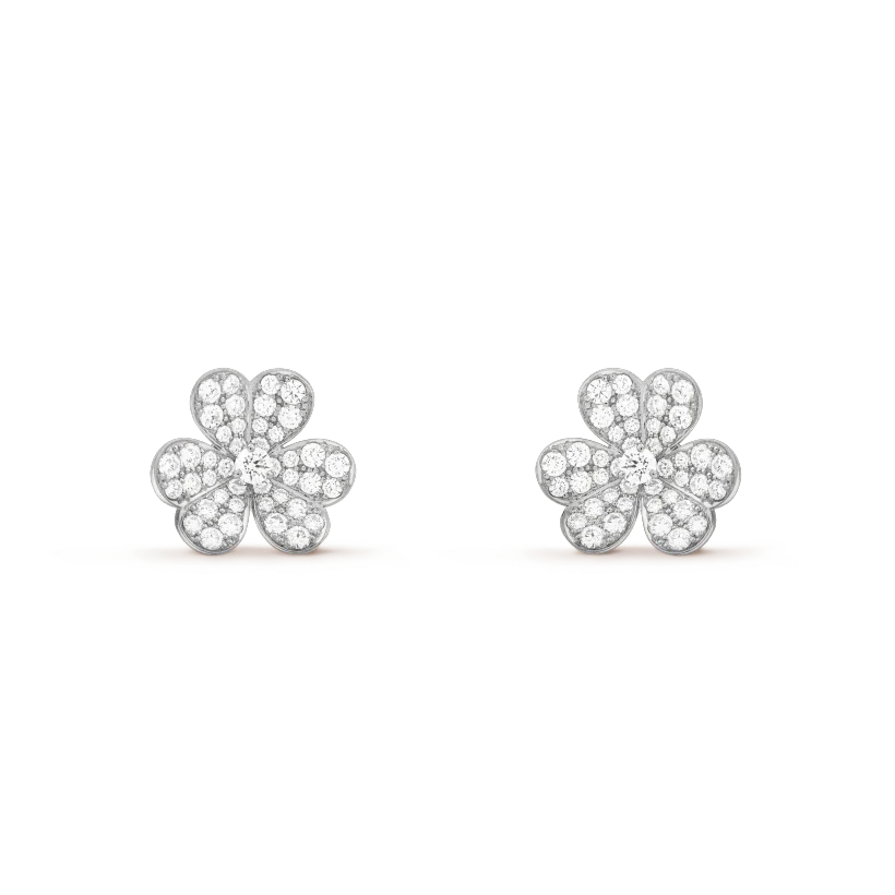 [Marin]CLOVER COMOS DIAMOND EARRINGS SILVER