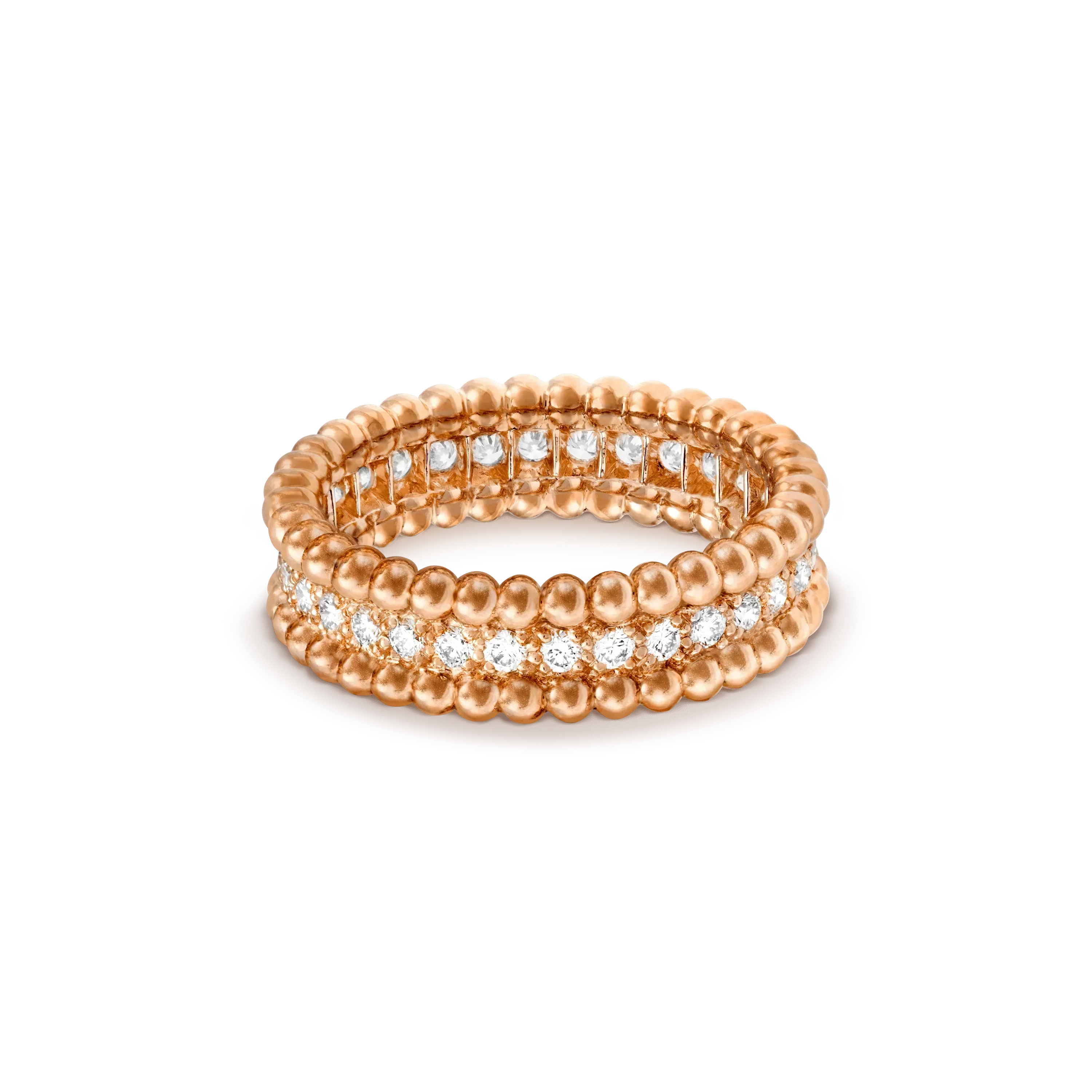 [Marin]PERLEE DIAMOND ROSE GOLD RING