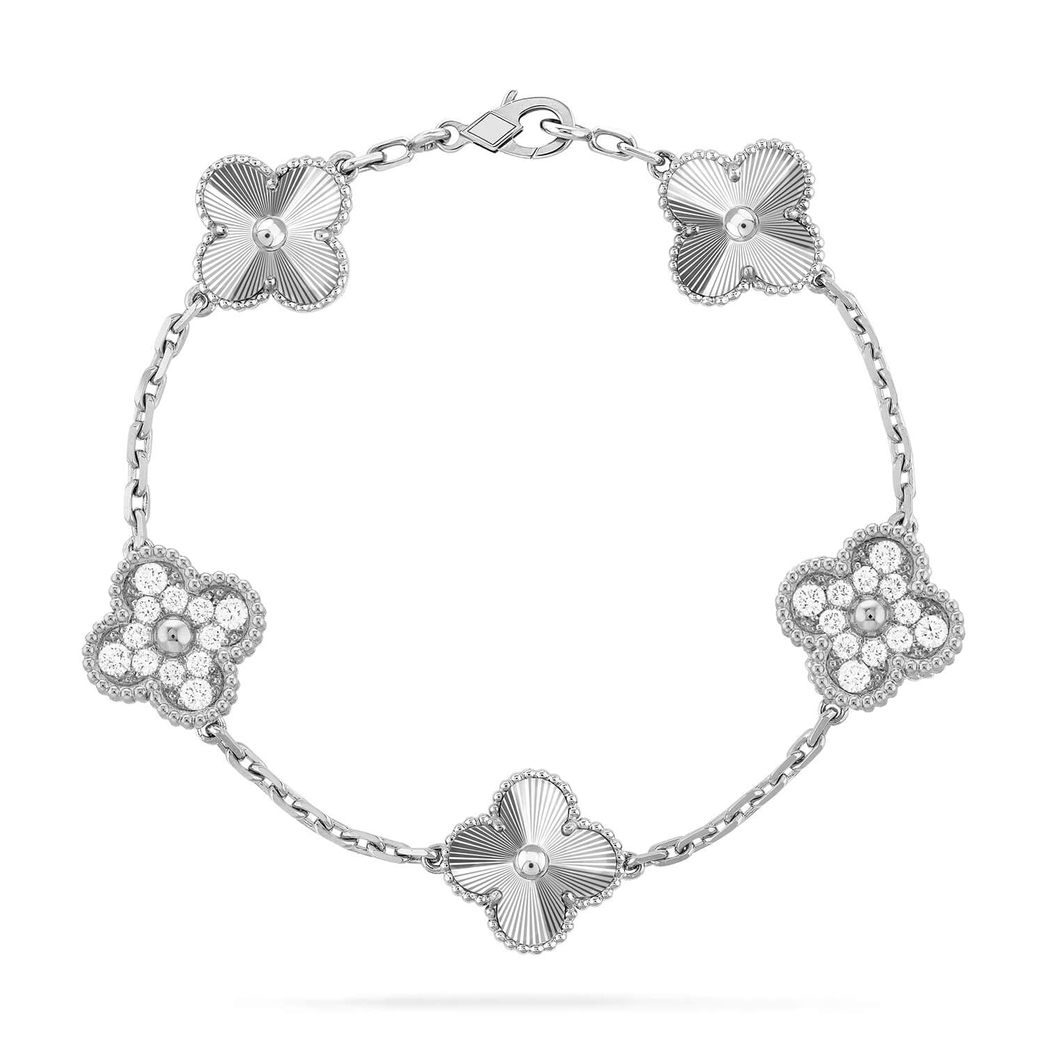 [⭐Shinejoy] CLOVER 5 MOTIF LASER BRACELET COLLECTION