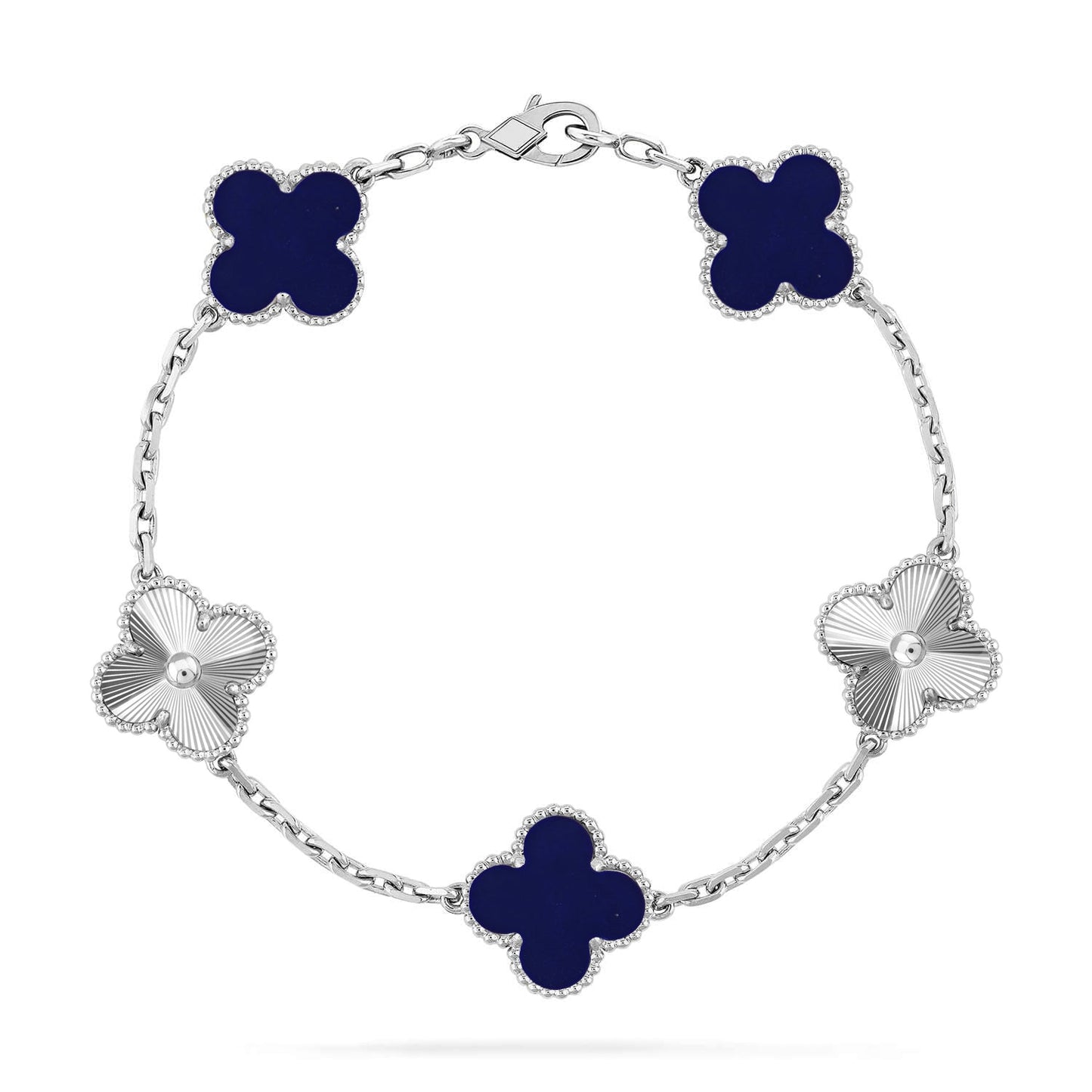 [Marin]CLOVER 5 MOTIF LAPIS LAZULI BRACELET COLLECTION