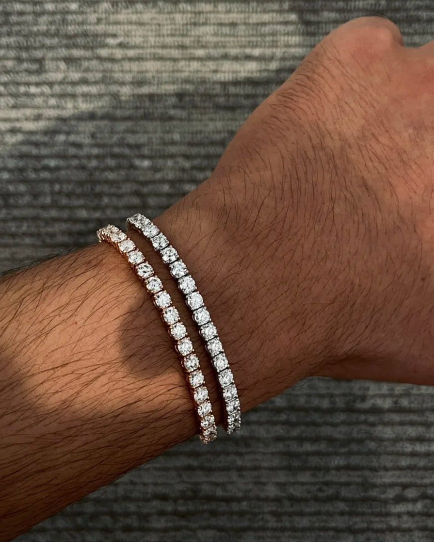 [Marin-Jewelry]  CLASSIC BASEBALL BRACELAT, 52 DIAMOND