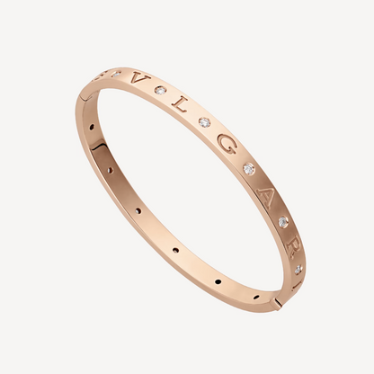 [Marin]ZERO 1 PINK GOLD 12 DIAMONDS BRACELET