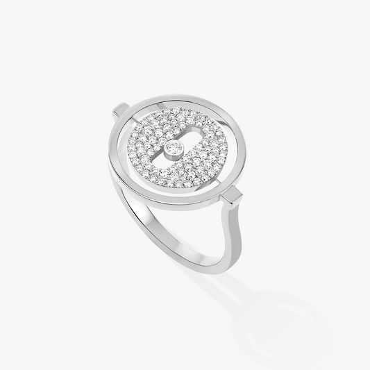 [Marin]Demo MOVE PAVED SILVER DIAMOND RING