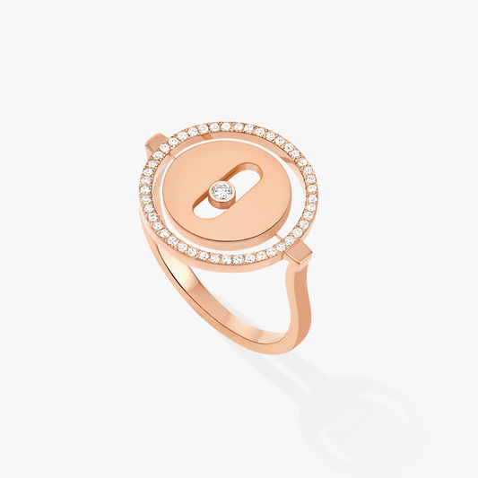 [Marin]Demo MOVE PINK GOLD DIAMOND RING