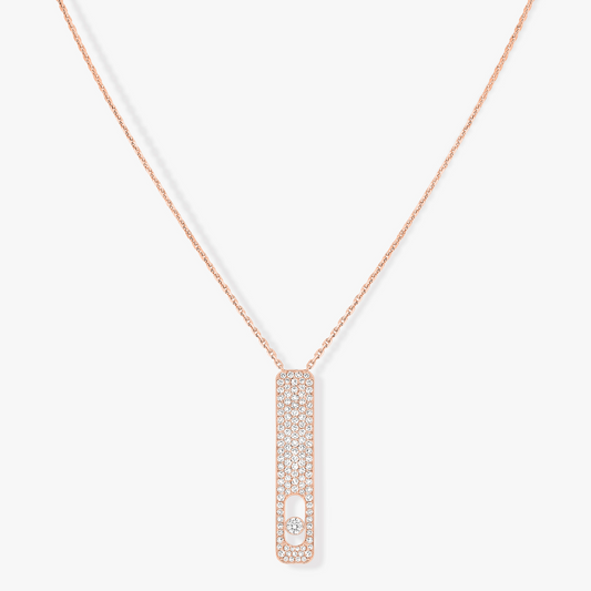 [Marin]MY FIRST DIAMOND PAVED NECKLACE