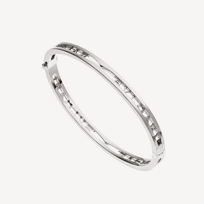 [Marin]ZERO 1 SPIRAL LOGO SILVER BRACELET