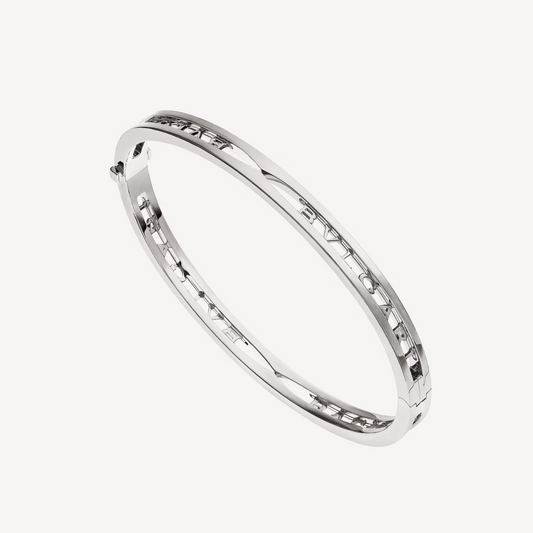 [Marin]ZERO 1 SPIRAL LOGO SILVER BRACELET