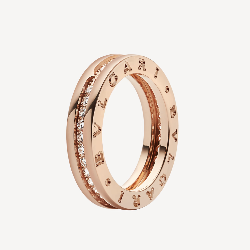 [Marin]ZERO 1 ONE-BAND PAVED DIAMONDS ON THE SPIRAL RING