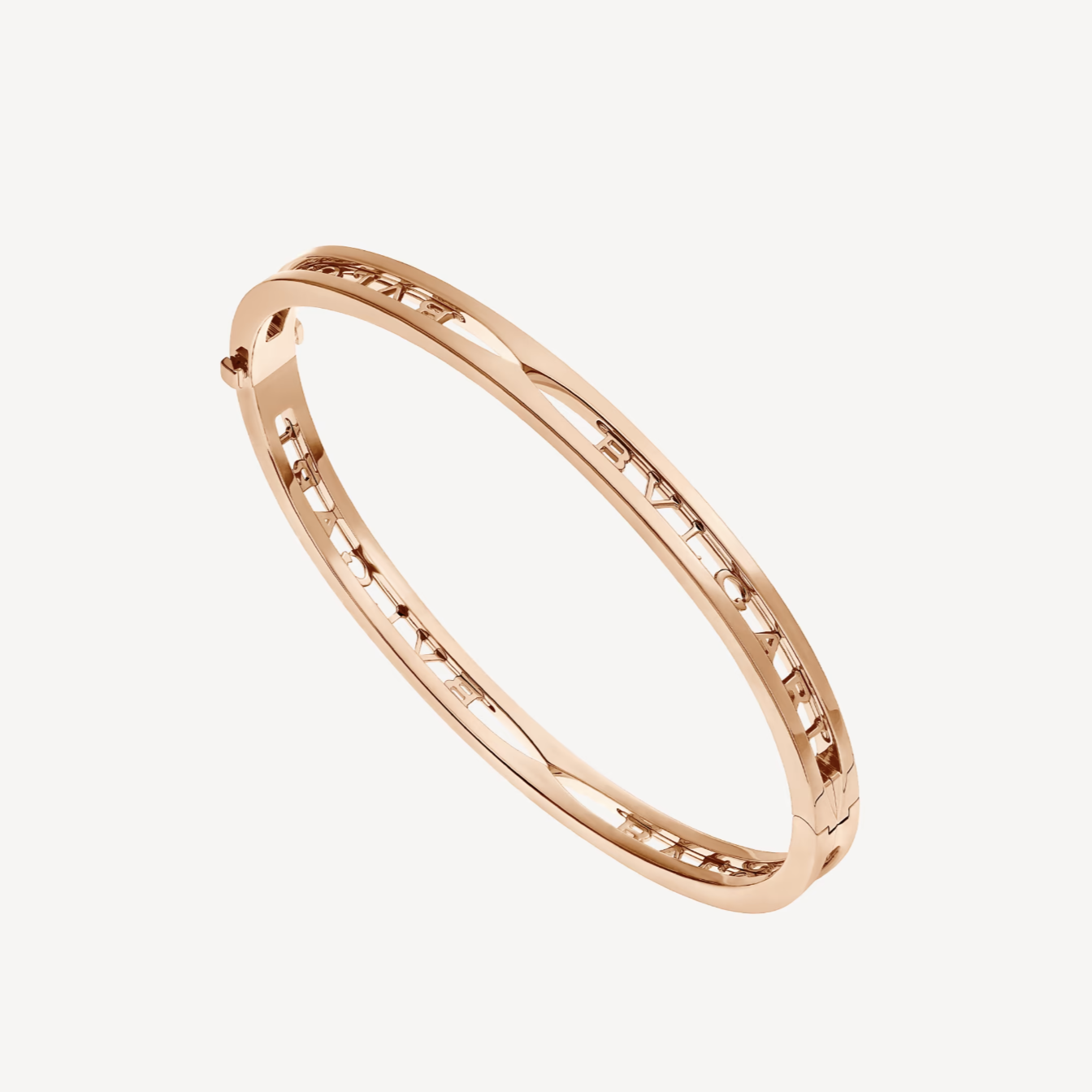 [Marin]ZERO 1 SPIRAL LOGO PINK GOLD BRACELET