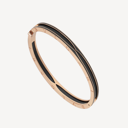 [Marin]ZERO 1 PINK GOLD WITH MATTE BLACK CERAMIC BRACELET