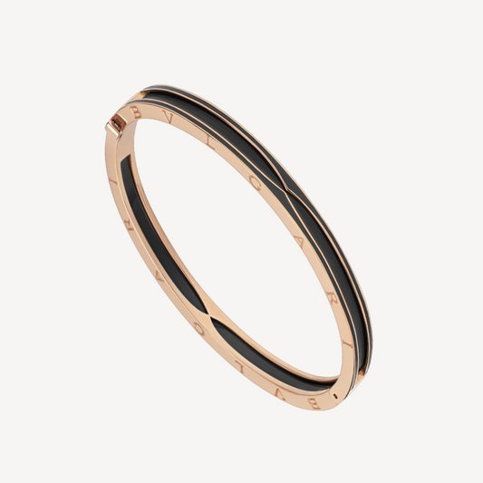 [Marin]ZERO 1 PINK GOLD WITH MATTE BLACK CERAMIC BRACELET