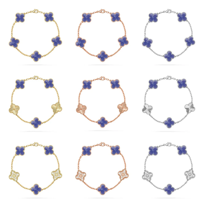 [Marin]CLOVER 5 MOTIF BLUE VEINS BRACELET COLLECTION
