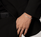 [Marin]  CLASSIC BASEBALL BRACELAT, 52 DIAMOND
