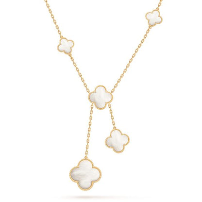 [Marin-Jewelry]CLOVER マザーオブパール ネックレス 6モチーフ