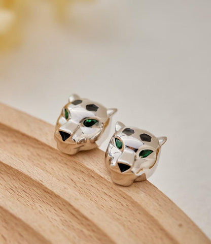 [?Marin-Jewelry]CHRRTAH-PRINT STUD EARRINGS, THREE COLORS