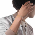 [?Marin]NOUVEAU BRACELET GIVRÉ 2026 AVEC DIAMANTS TROIS COULEURS
