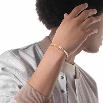 [Marin-Jewelry]2026 BRAND-NEW FROSTED BRACELET WITH DIAMONDS THREE COLORS