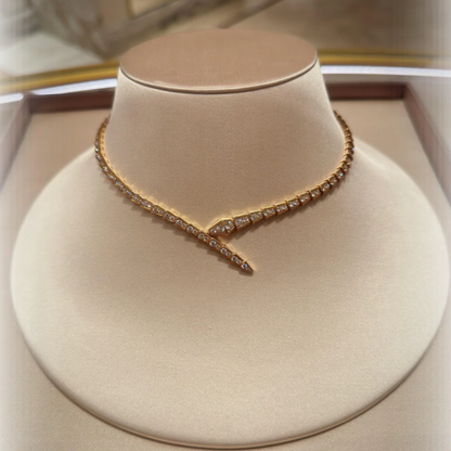 [Marin]NEW！SERPENT DIAMOND NECKLACE