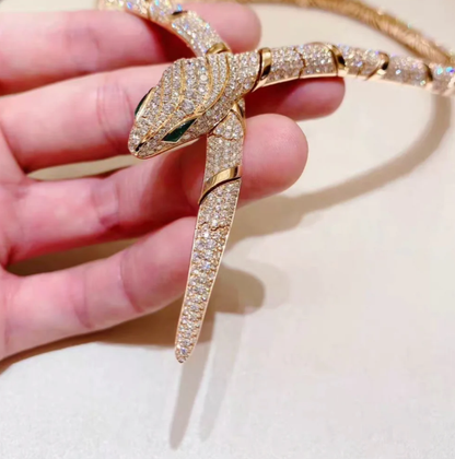 [Marin]HAUTE COUTURE GOLD SERPENTI NECKLACE