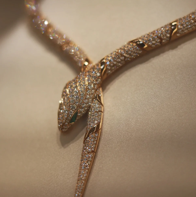 [Marin]HAUTE COUTURE GOLD SERPENTI NECKLACE