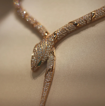 [Marin]HAUTE COUTURE GOLD SERPENTI NECKLACE