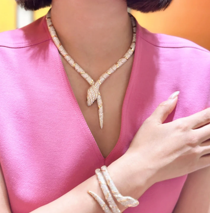 [Marin]HAUTE COUTURE GOLD SERPENTI NECKLACE