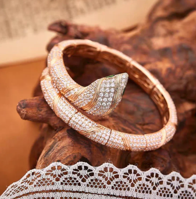 [Marin]HAUTE COUTURE GOLD SERPENTI BRACELET