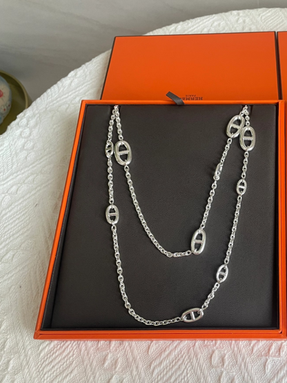 [Marin-Jewelry]Classic Silver Sweater Chain