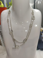[Marin]Chaîne de Chandail Argent Classique