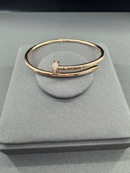 [Marin-Jewelry]JUSTE BRACELET 2.5MM  DIAMONDS2