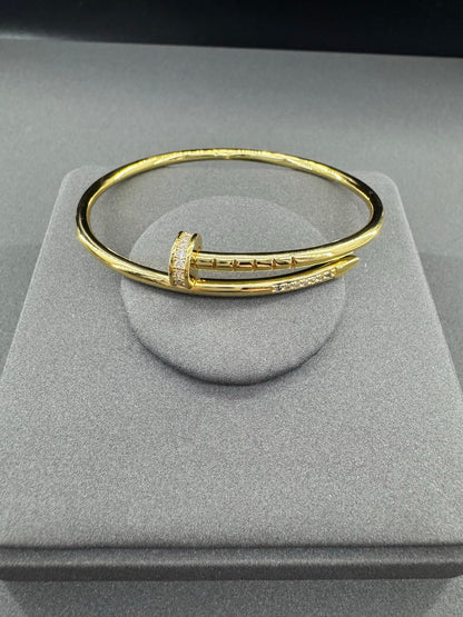 [Marin-Jewelry]JUSTE BRACELET 2.5MM  DIAMONDS2