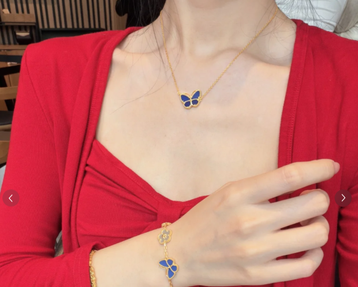 [Marin-Jewelry]バタフライブルーネックレス