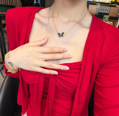 [Marin-Jewelry]バタフライブルーネックレス