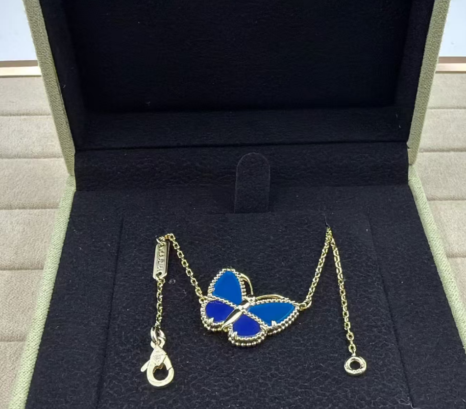 [Marin-Jewelry]バタフライブルーネックレス