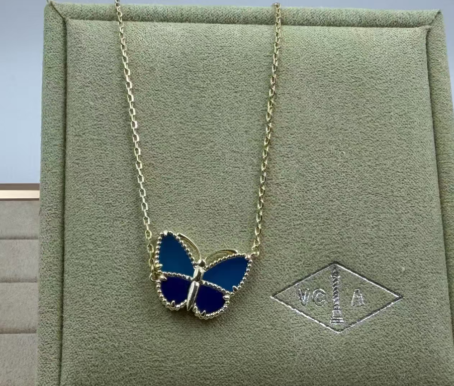 [Marin-Jewelry]バタフライブルーネックレス