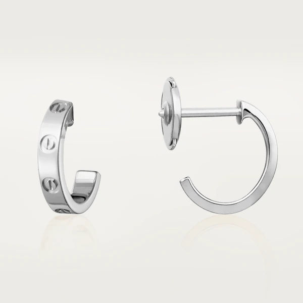 [Marin]LOVE EARRINGS 2.65MM SILVER