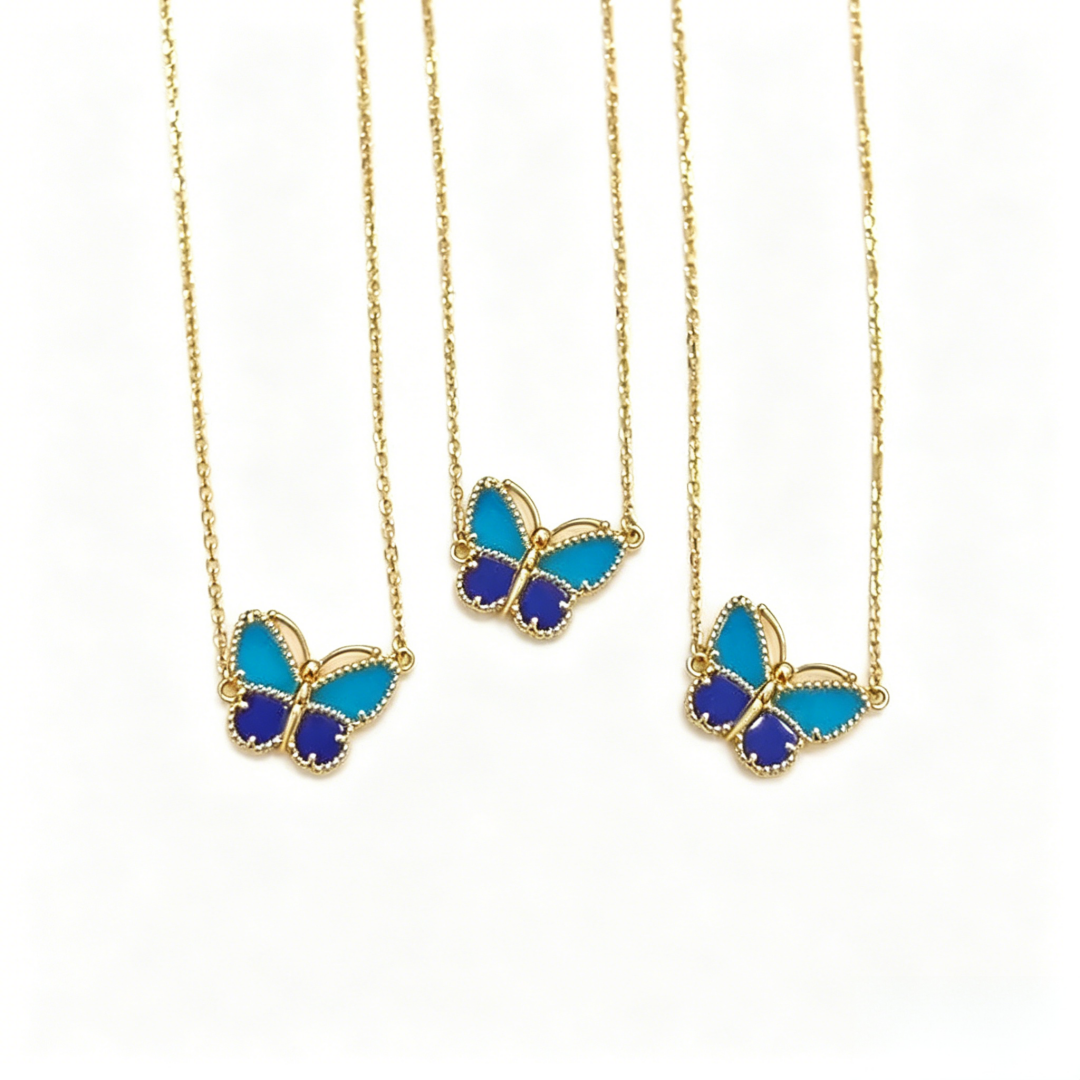 [Marin]  2026 NEW LUCKY BUTTERFLY 1 MOTIFS NECKLACE