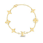 [Marin]BRACELET ÉTOILE ET SOLEIL 7 MOTIFS OR