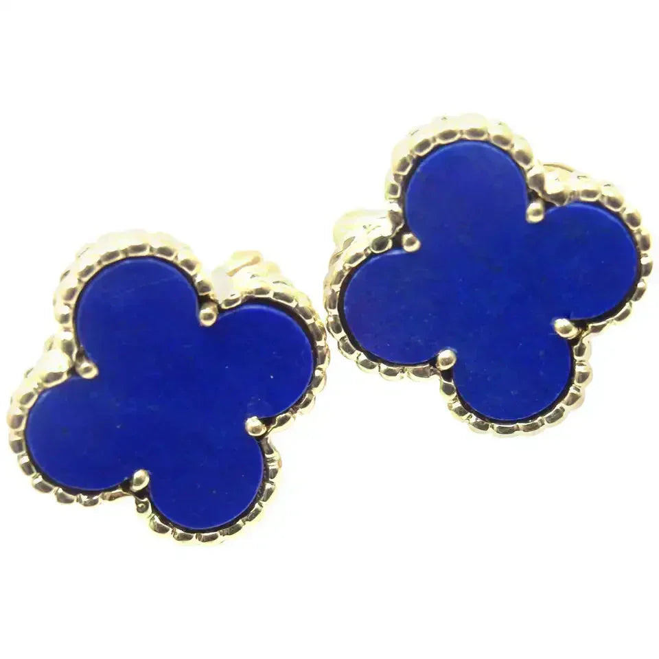 [Marin]CLOVER MINI 9.5MM TURQUOISE EARRINGS