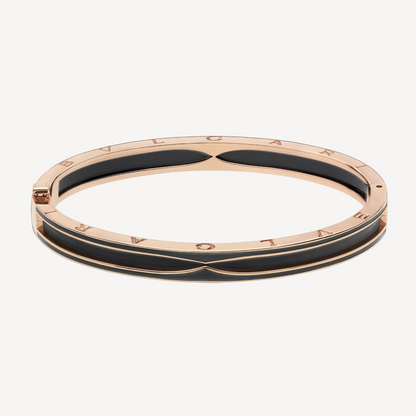[Marin]ZERO 1 PINK GOLD WITH MATTE BLACK CERAMIC BRACELET